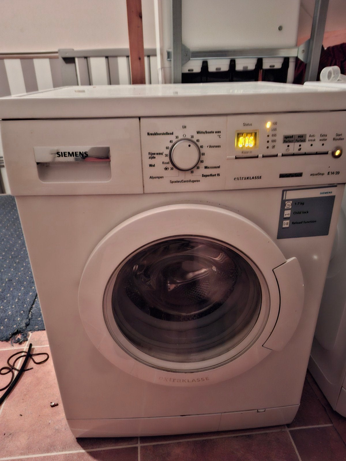 Siemens wasmachine, Witgoed en Apparatuur, Ophalen of Verzenden, Gebruikt, 85 tot 90 cm