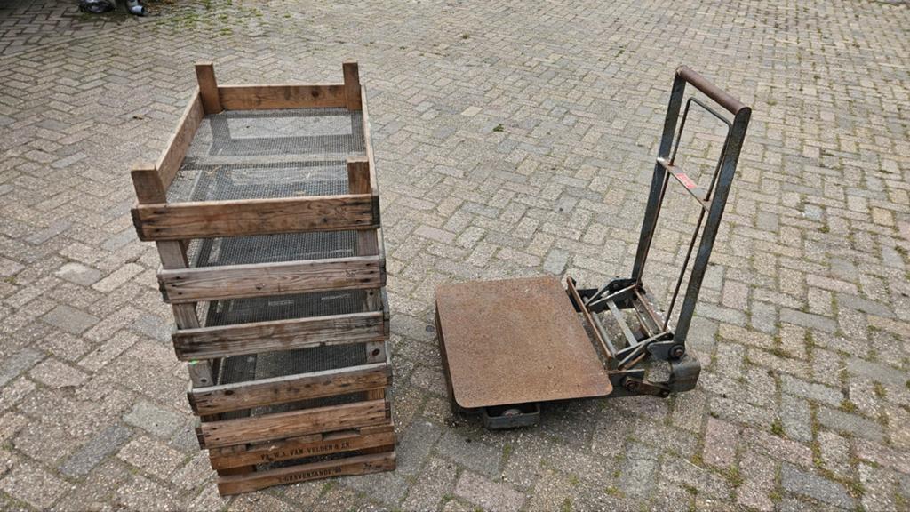 gaasbakken/bollenbakken/bollenkisten/moestuinbakken/zeefbak, Ophalen
