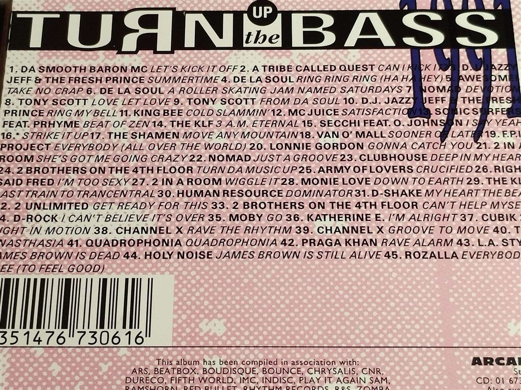 Turn Up The Bass Megamix 1991, Ophalen of Verzenden, Zo goed als nieuw, Dance