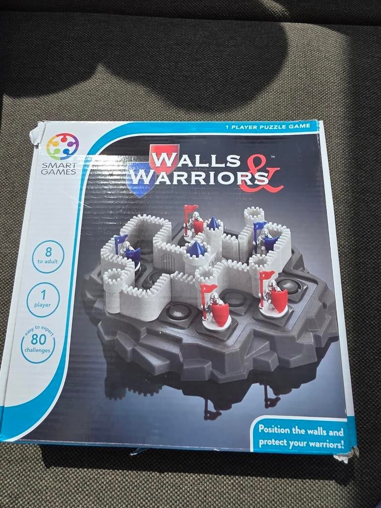 SmartGames Walls & Warriors - Logica Puzzelspel, Een of twee spelers, Ophalen of Verzenden, Zo goed als nieuw, SmartGames