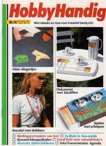Hobby Handig nr.14 1987 [2485]  [BoOvTi], Ophalen of Verzenden, Zo goed als nieuw, Sport en Vrije tijd