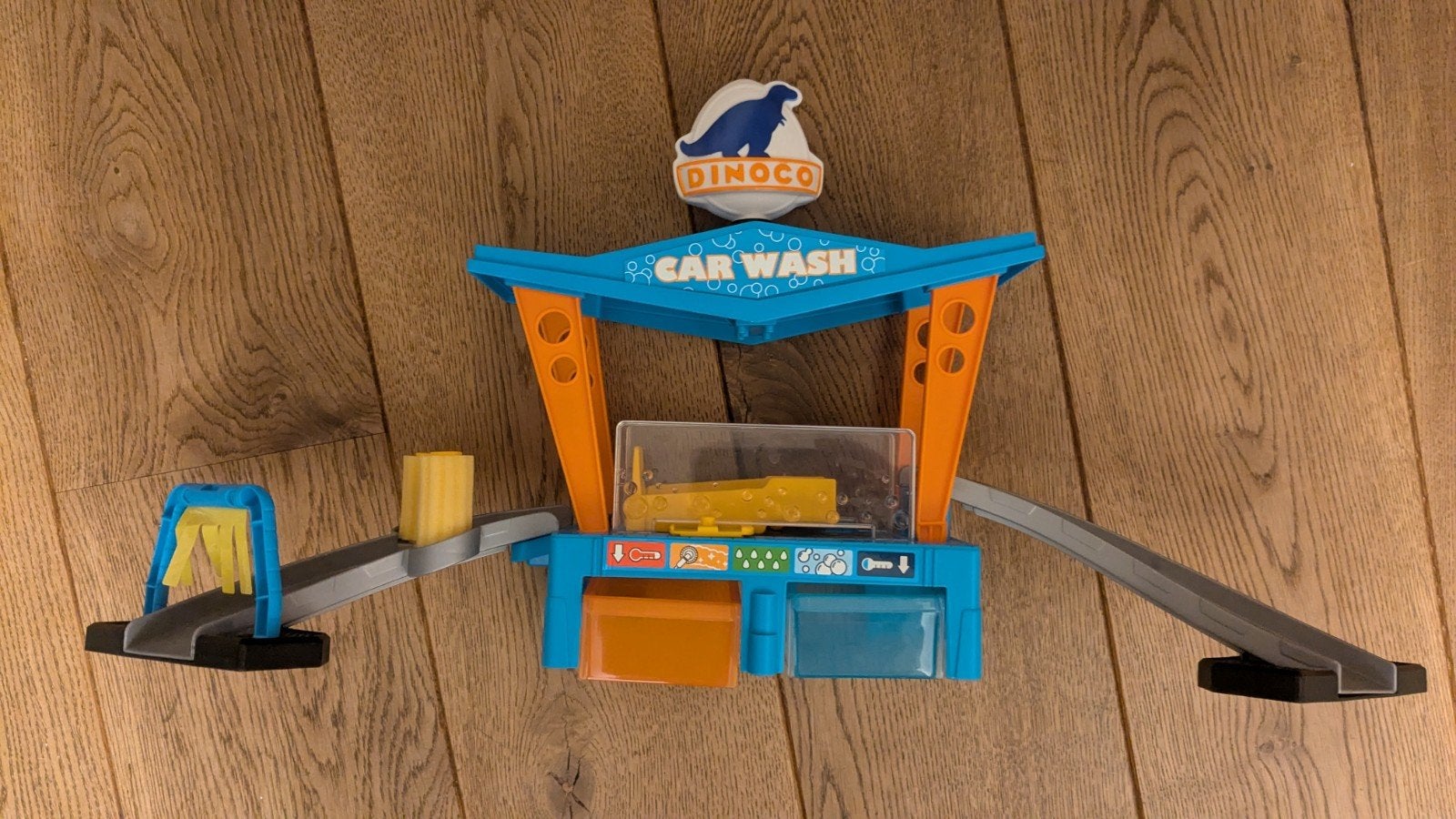 Disney Pixar Cars Dinoco Autowasstraat Speelset, Ophalen of Verzenden, Zo goed als nieuw, Jongen of Meisje