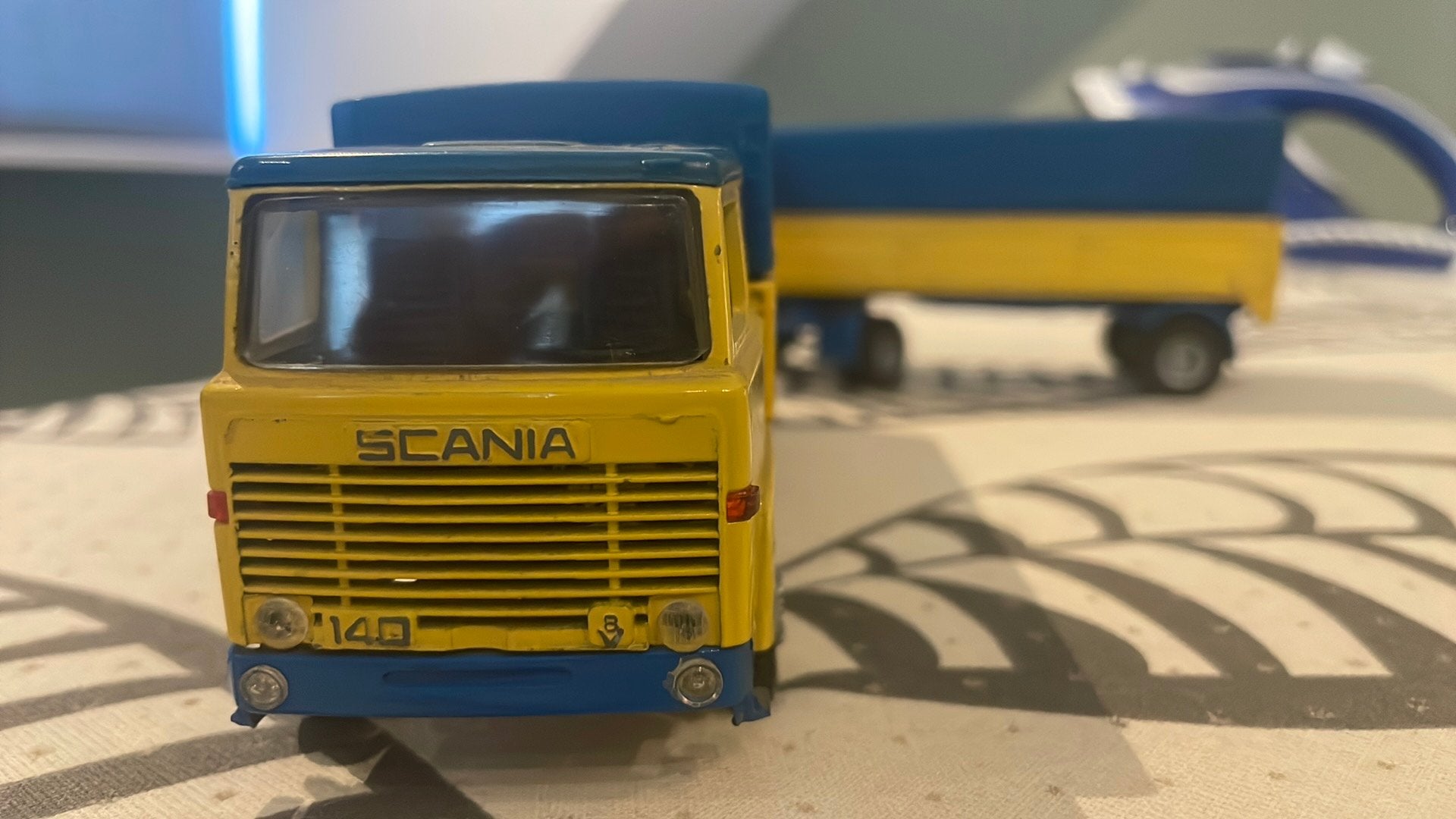 Model vrachtwagen nacoral Scania 140 V8 (zie advertenties), Ophalen, Gebruikt, Bus of Vrachtwagen
