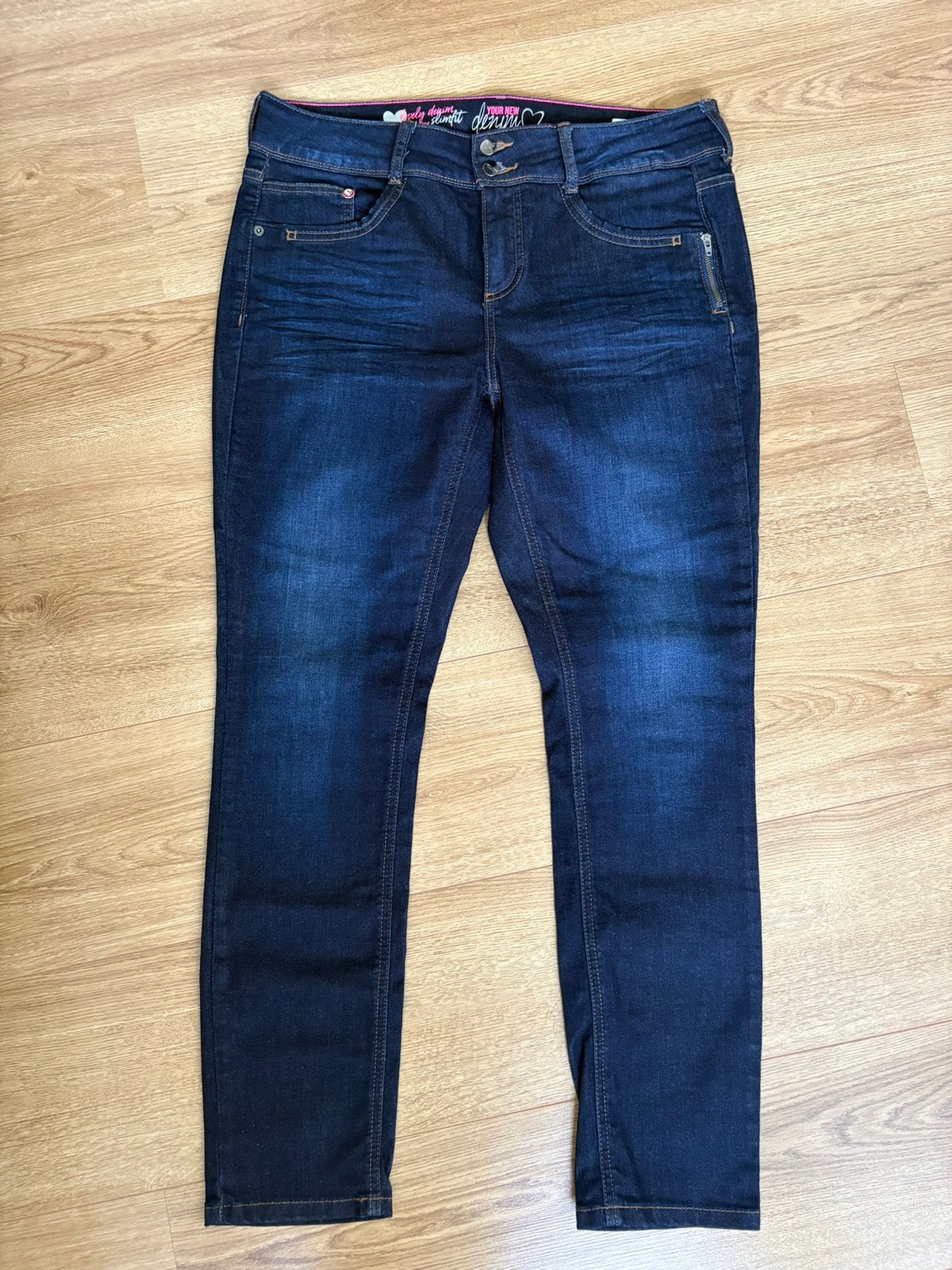 Street one jeans  york mid waist 33/30, Blauw, Street One, Ophalen of Verzenden, Zo goed als nieuw