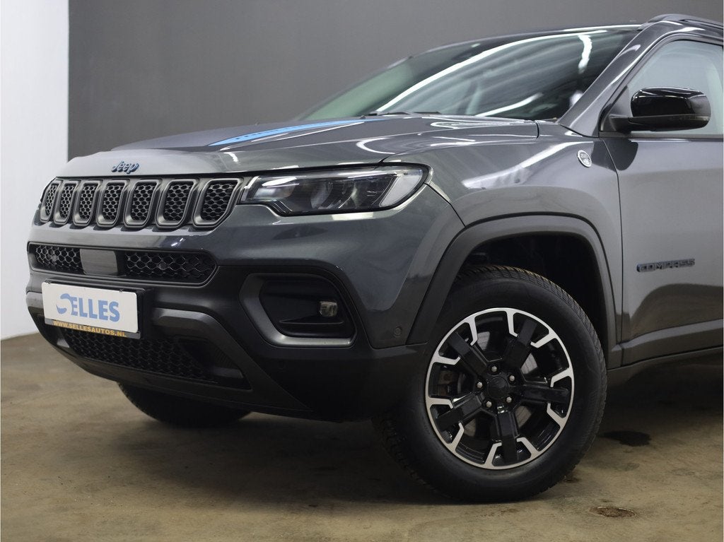 Jeep Compass 4xe 240 Plug-in Hybrid Trailhawk | Apple Carpla, Automaat, 4 cilinders, Leder en Stof, Bedrijf
