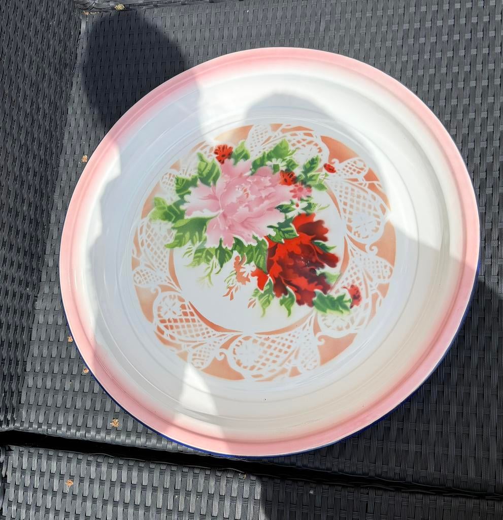 Nieuw groot decoratief dienblad, Ophalen, Nieuw, Rond