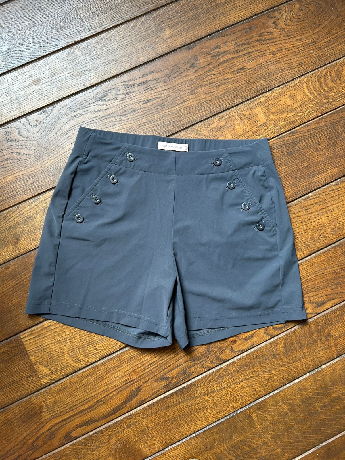 Grijs, Antraciet Studio Anneloes short, korte broek in S, Kort, Verzenden, Nieuw, Maat 36 (S)