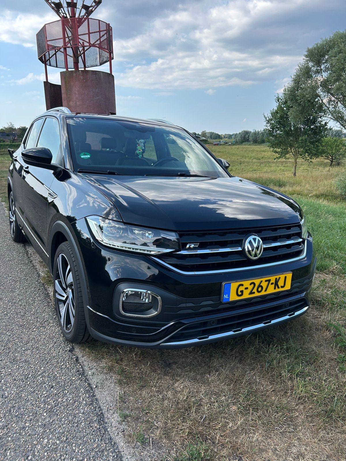Volkswagen T-Cross 1.0 TSI 115pk 7-DSG 2019 Zwart, T-Cross, Leder en Stof, Zwart, Origineel Nederlands