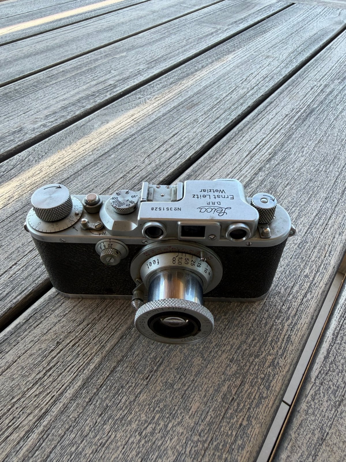 Leica Ernst Leitz Wetzlar type IIIb camera - Vintage, Audio, Tv en Foto, Fotocamera's Analoog, Ophalen, Gebruikt, Compact, Leica