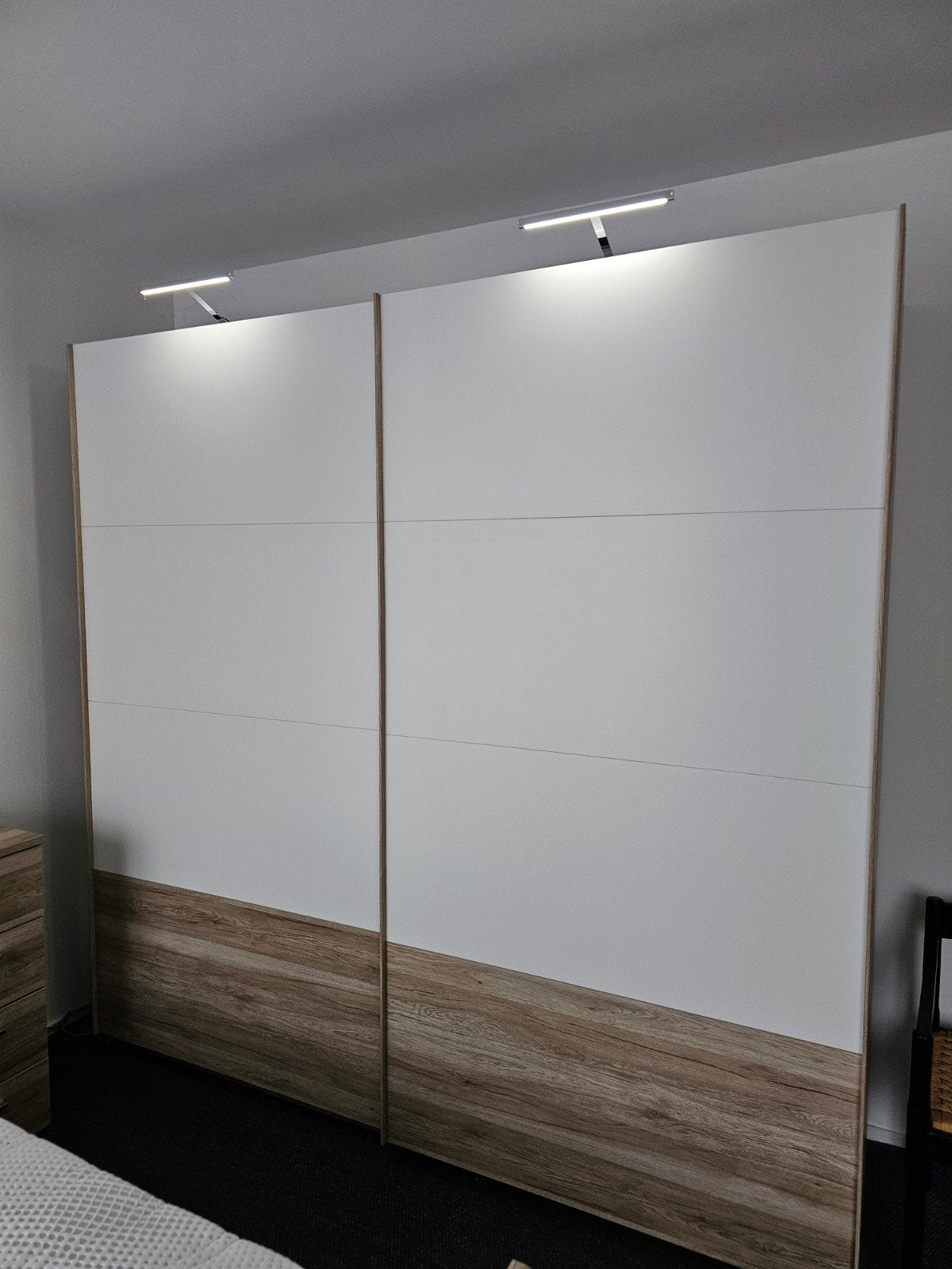 Slaapkamerset, 2 kasten, 2x nachtkast, bed Bosma bedden, Huis en Inrichting, Slaapkamer | Bedden, Zo goed als nieuw, Twijfelaar