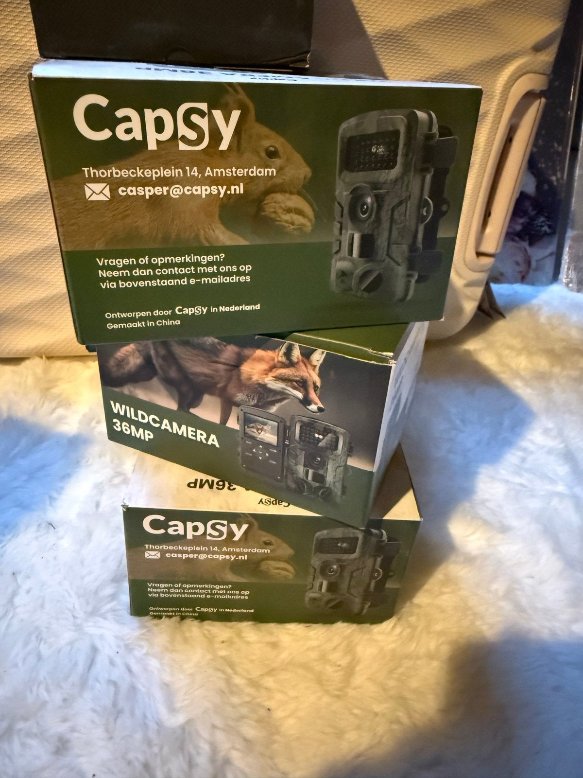 CapSy Wildcamera 36MP met SD-kaart, Overige merken, Camera, Nieuw, Overige soorten