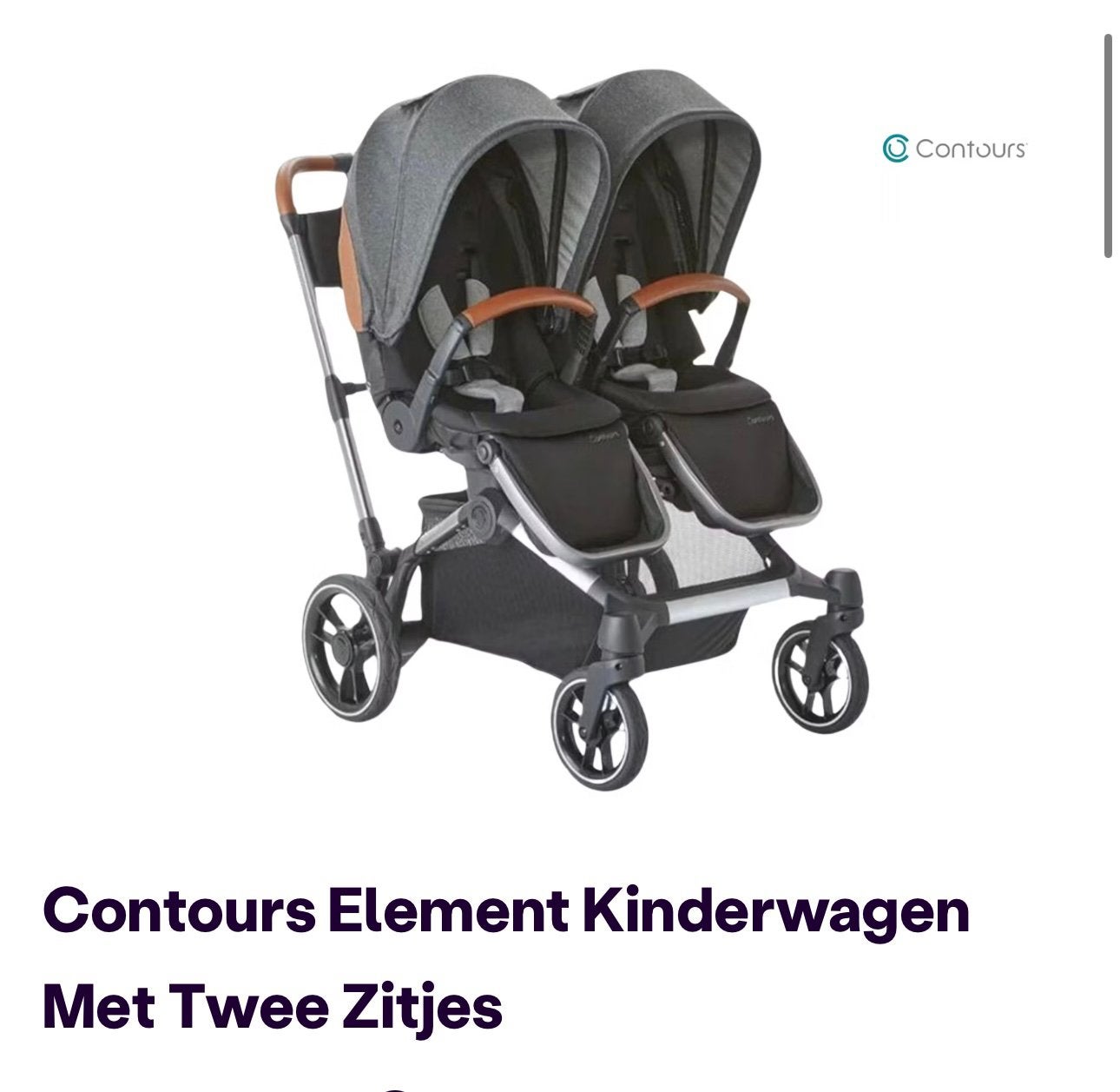 Contours duo wagen, nog helemaal nieuw., Ophalen, Nieuw, Duomodel