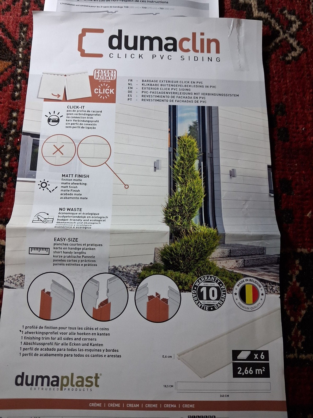 gevelbekleding, Ophalen, Nieuw, Overige materialen