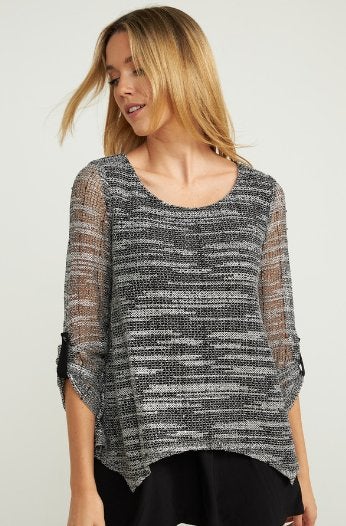 Joseph Ribkoff prachtig chique zilver/zwart tuniek mt 50, Kleding | Dames, Overige kleuren, ., Blouse of Tuniek, Joseph Ribkoff