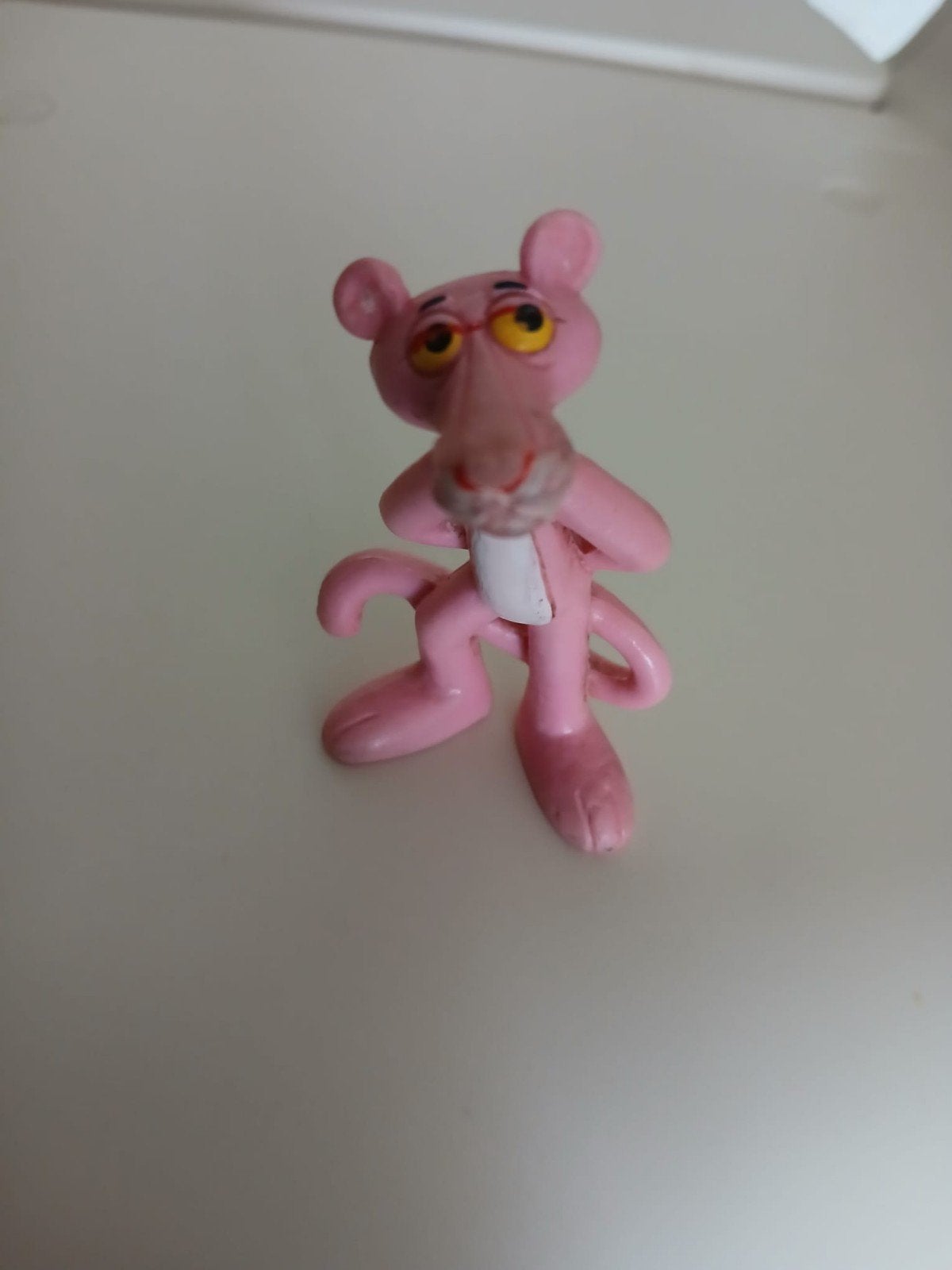 Roze Panter Bullyland Vintage 1983 figuurtje., Ophalen of Verzenden, Gebruikt