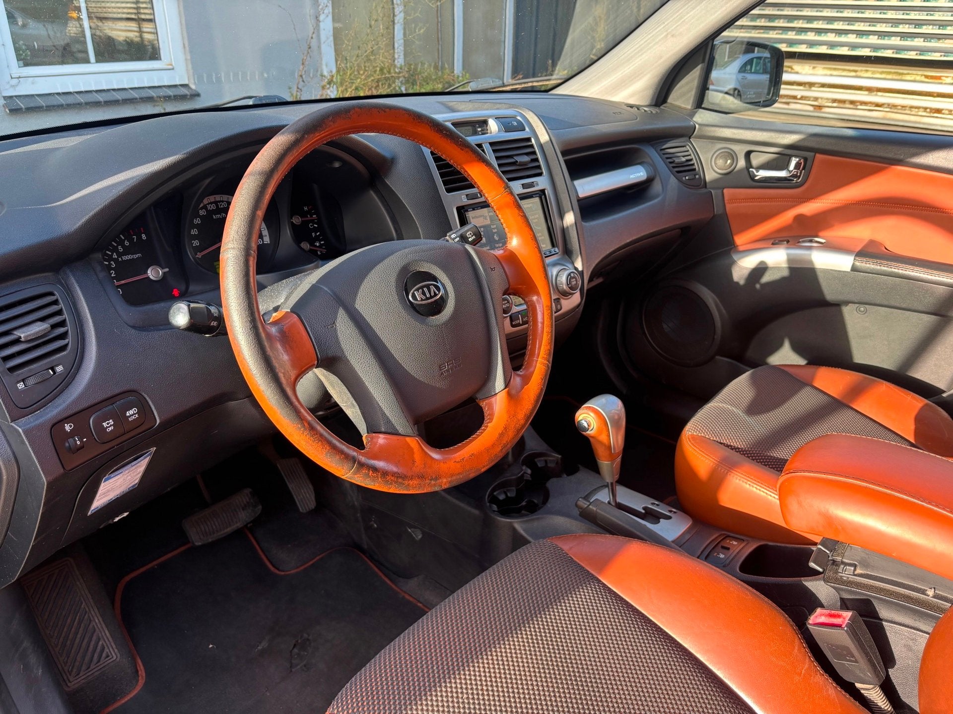 Kia Sportage 2.7 V6 M-bition 4WD | Nieuwe APK | Leder | Auto, Automaat, Gebruikt, Zwart, Bedrijf