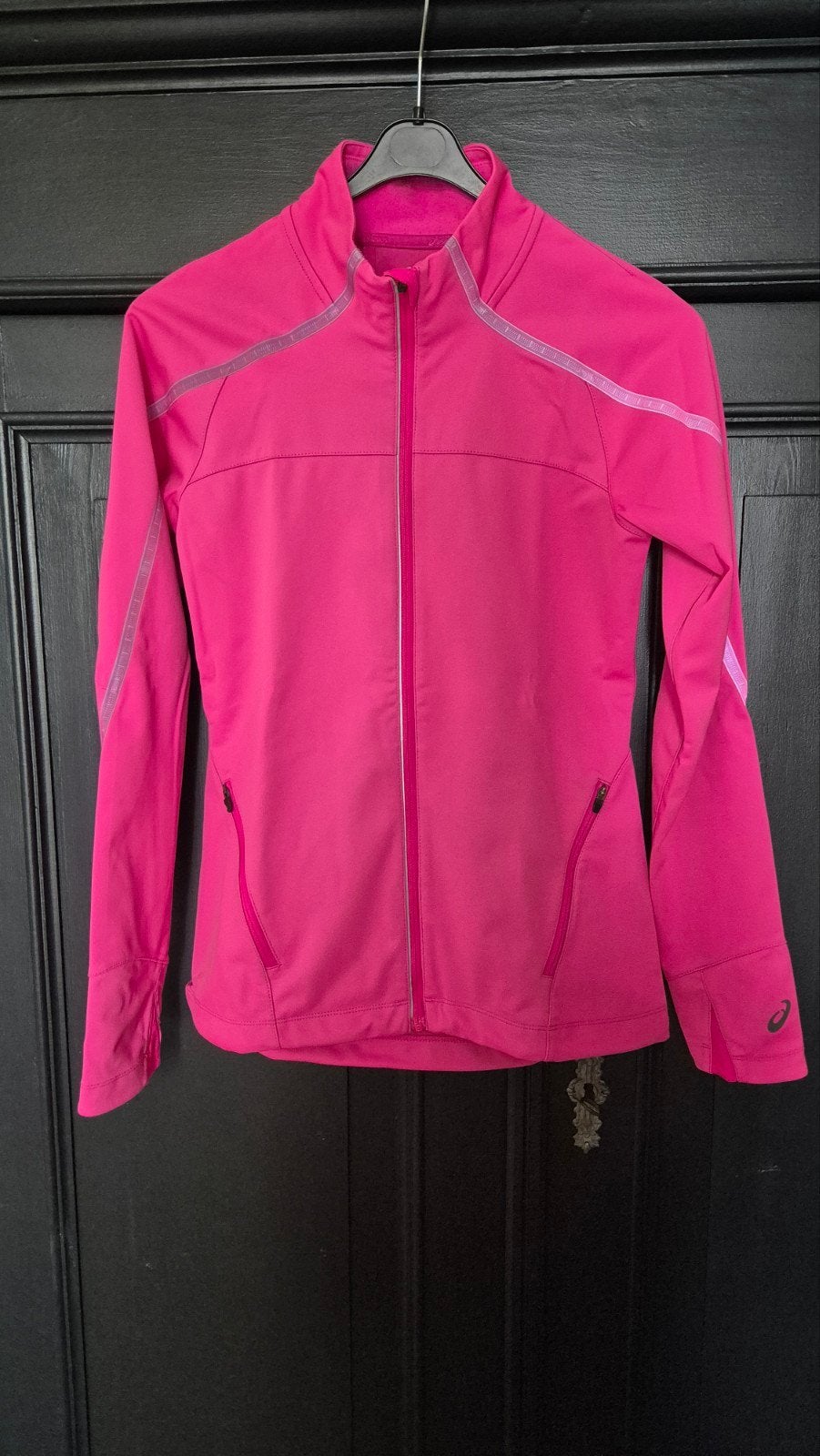 Asics hardloopjack roze maat S, Ophalen of Verzenden, Zo goed als nieuw, Maat 36 (S), Asics