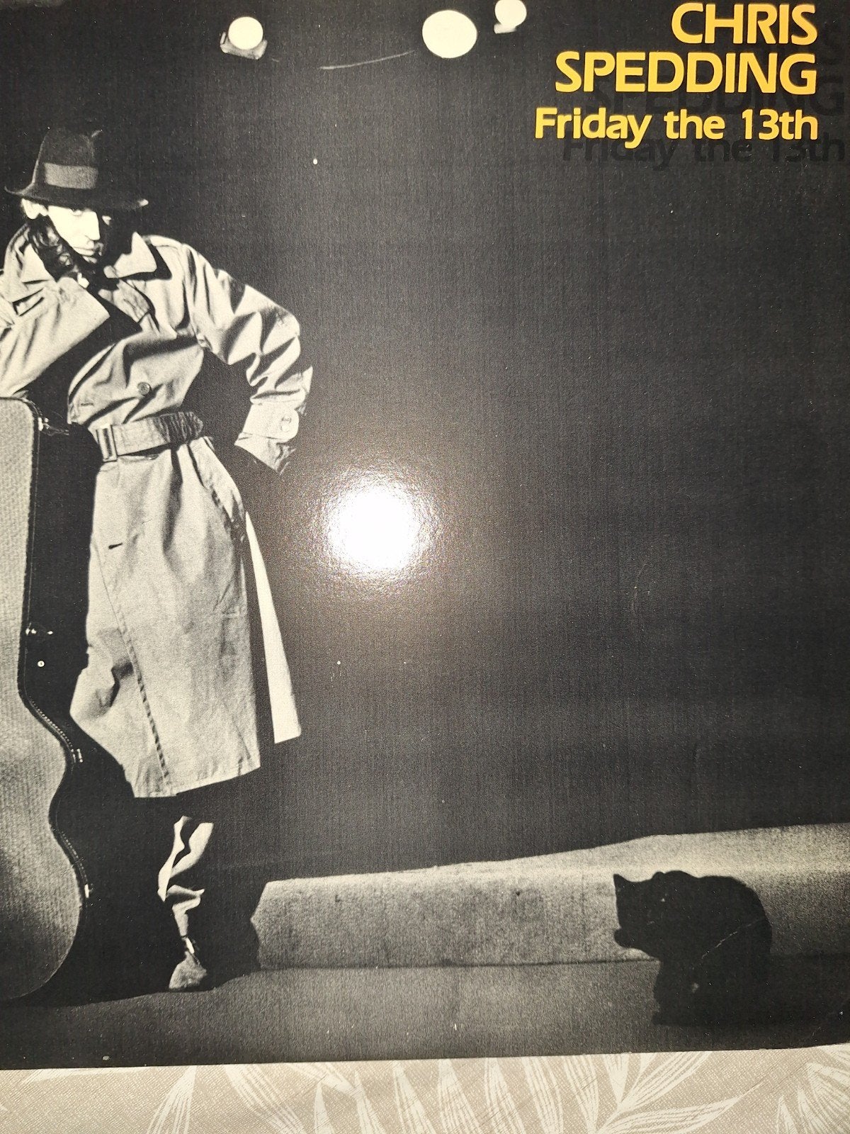 Chris Spedding - Friday the 13th LP (1981), LP, Ophalen of Verzenden, Zo goed als nieuw, Classic Rock