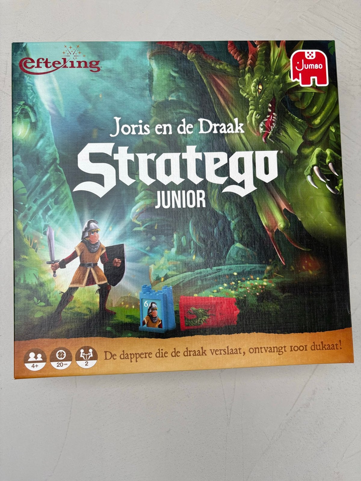 Stratego Junior Joris en de Draak Efteling, Een of twee spelers, Ophalen of Verzenden, Zo goed als nieuw