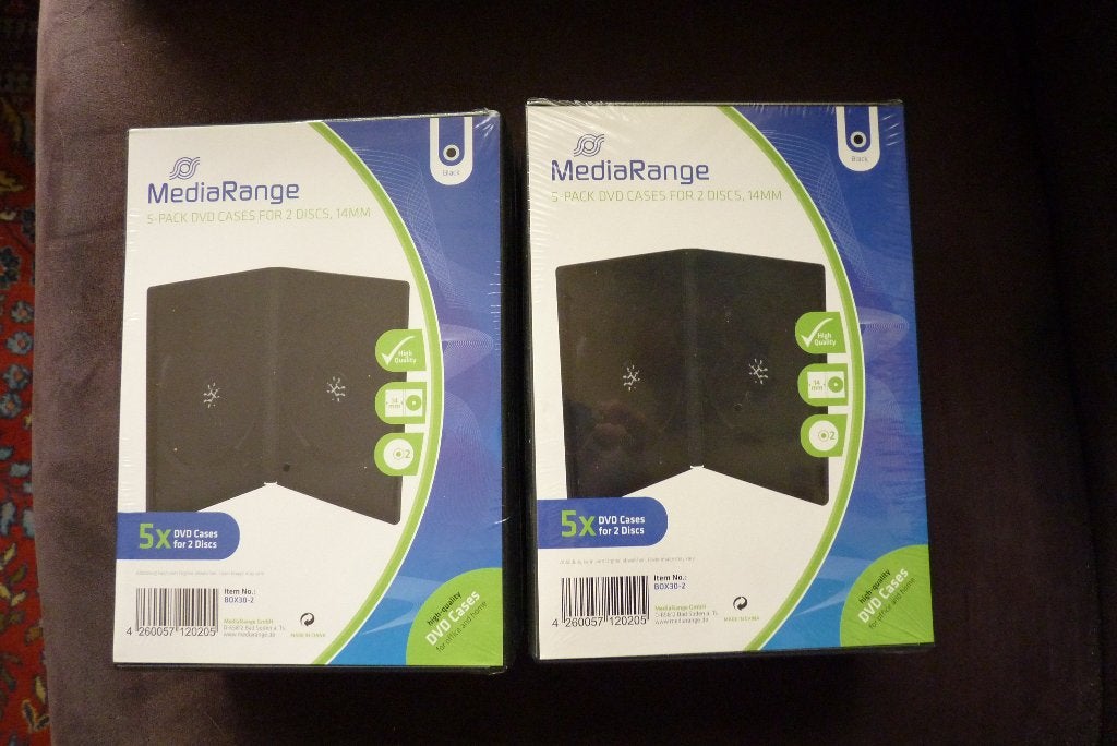 10 DVD-boxen voor 2-discs =2x 5 stuks nieuw in de verpakking, Computers en Software, Ophalen of Verzenden, Nieuw, Dvd, MediaRange