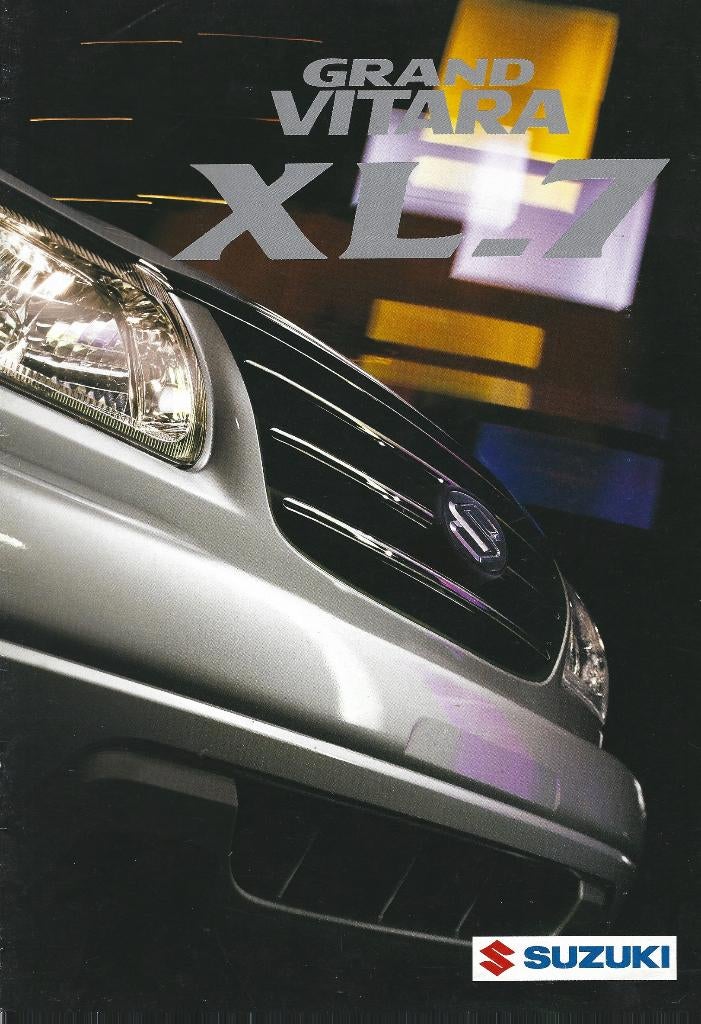 Brochure Suzuki Grand Vitara XL-7 2002, Ophalen of Verzenden, Gelezen, Overige merken