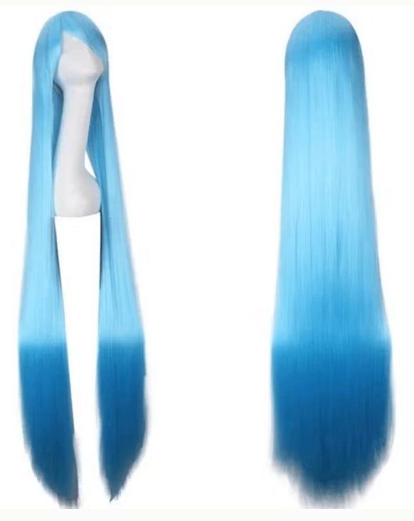 Prachtige cosplay pruik stijl ultra lang synthetisch, Ophalen of Verzenden, Nieuw