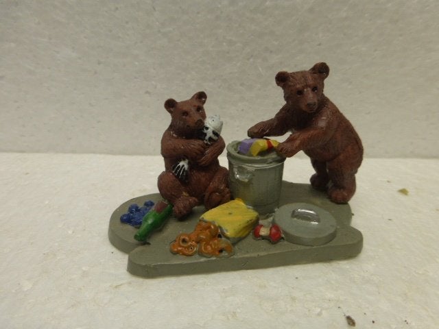 lemax Bear Buffet kerstdorp figurines beren scenery dieren, Ophalen of Verzenden, Zo goed als nieuw
