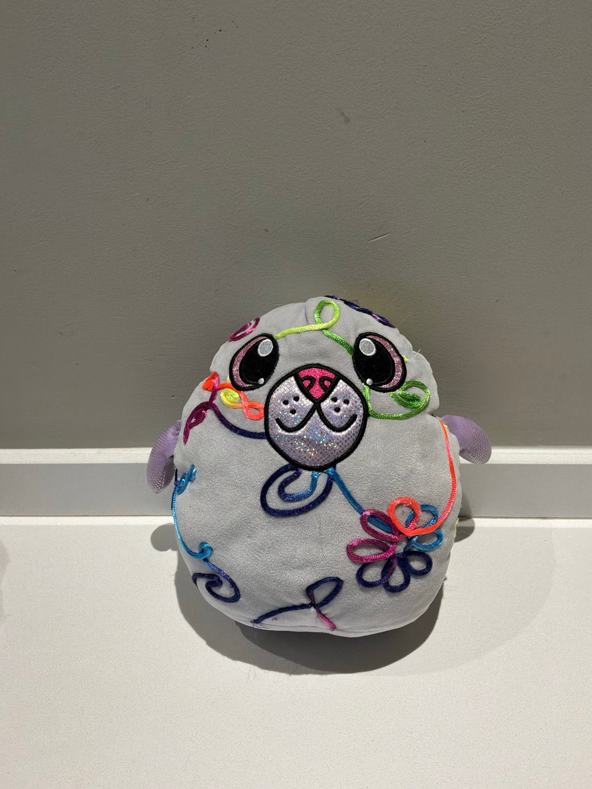 Schattige Squishmallow Zeehond Knuffel - 20 cm, Overige karakters, Overige typen, Grijs, Ophalen of Verzenden