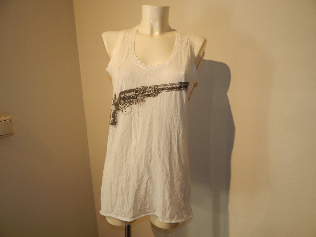 Dolce & Gabbana top tuniekje wit print grijs tint merk It 44