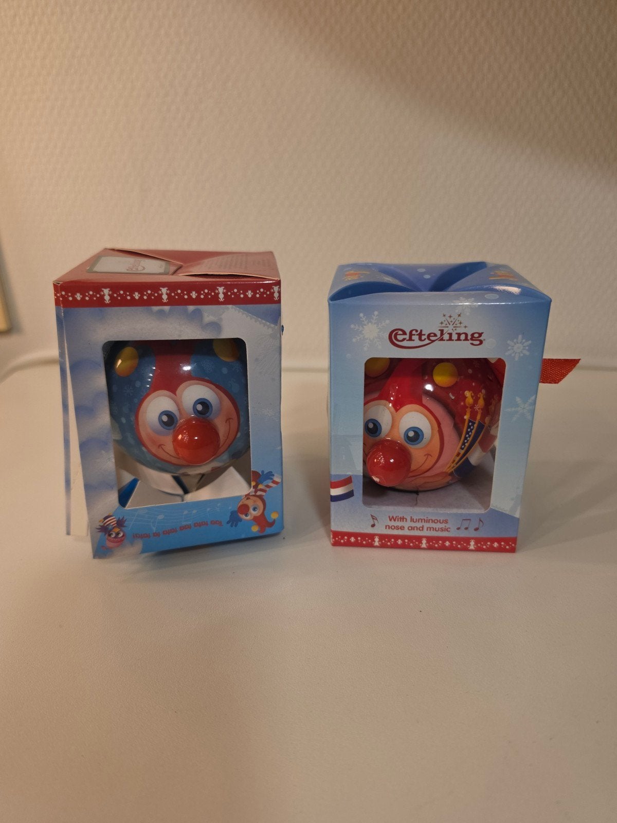 Kerstballen joki efteling, Ophalen of Verzenden, Zo goed als nieuw, Button of Speldje