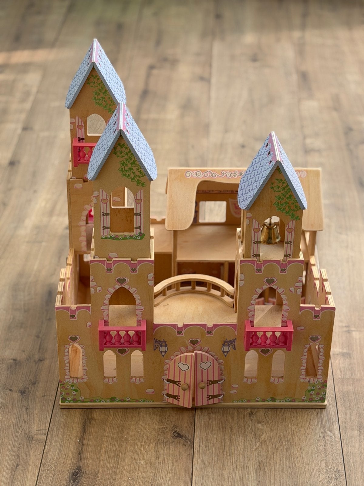 Houten kasteel speelgoed, Kinderen en Baby's, Ophalen, Gebruikt, Poppenhuis