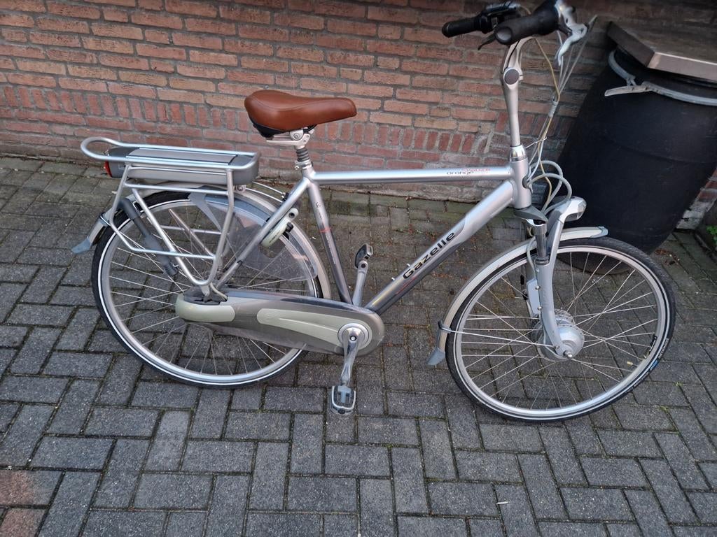 Gazelle elektr herenfiets 28  inch  56cm, Fietsen en Brommers, Elektrische fietsen, Ophalen, Minder dan 30 km per accu, Zo goed als nieuw