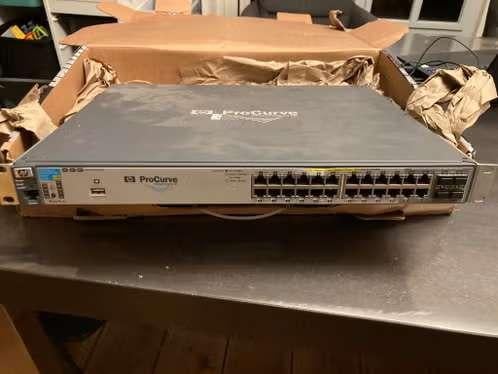 netwerk switch HP ProCurve 2910al‑24G PoE+ (J9146A), Ophalen of Verzenden, Gebruikt