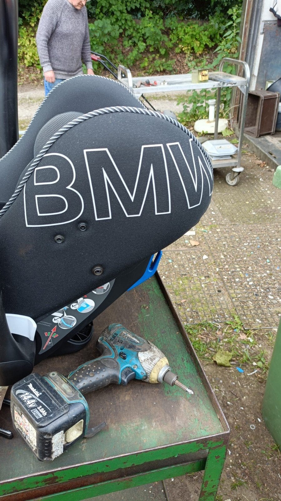 BMW Babyzitje met Isofix Base - Zo goed als nieuw, Kinderen en Baby's, Ophalen of Verzenden
