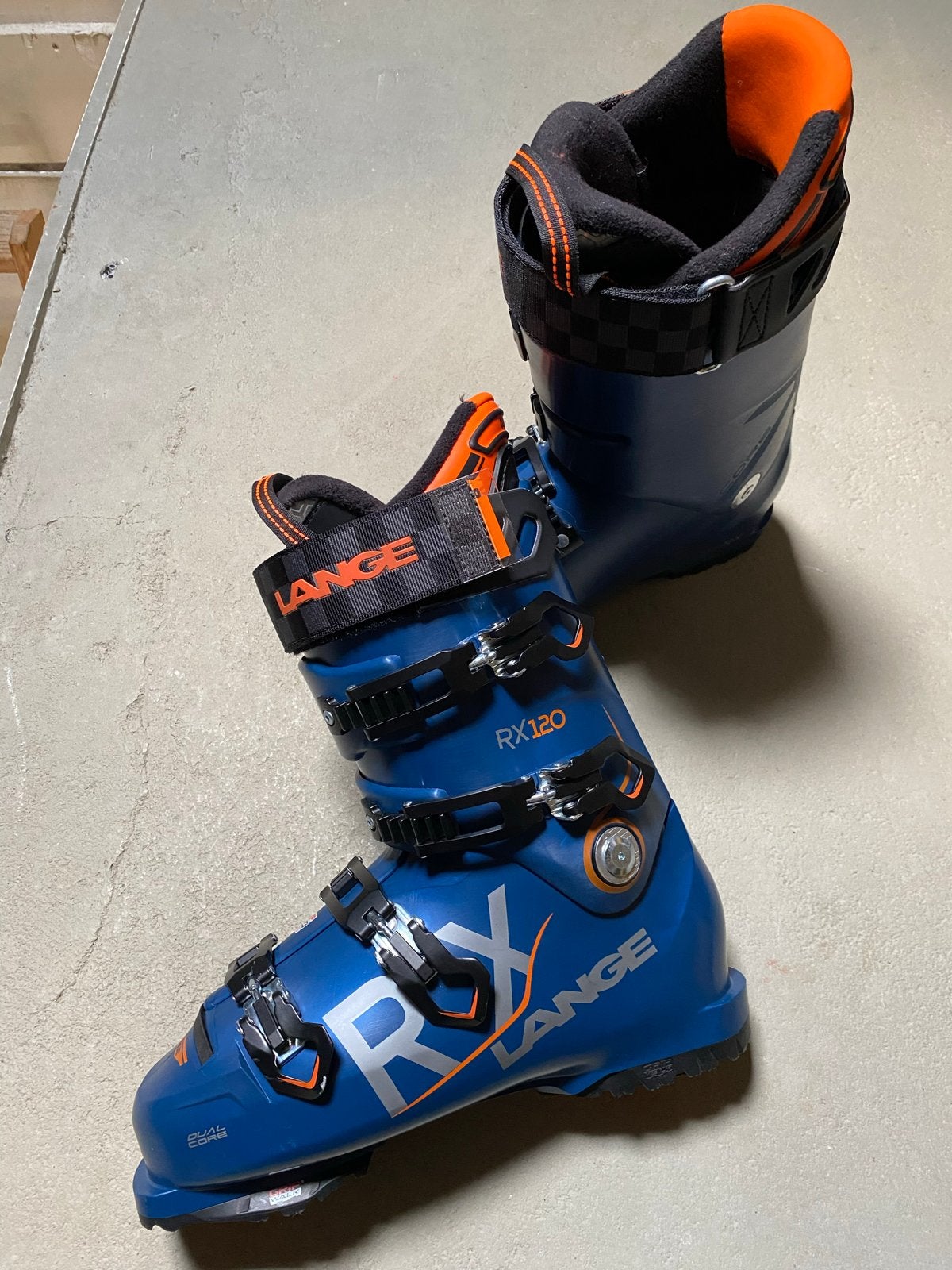 Lange RX 120 skischoenen - Zo goed als nieuw, Sport en Fitness, Skiën en Langlaufen, Overige merken, 100 tot 140 cm, Schoenen