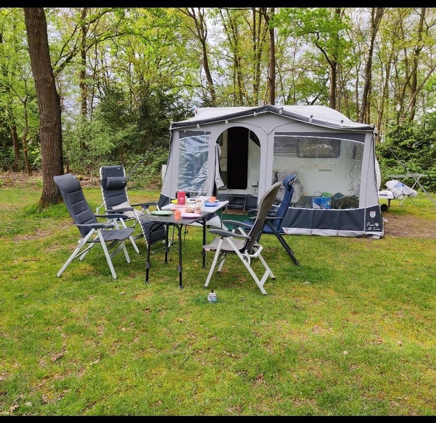 Voortent en luifel voor caravan  omloop 813cm, Ophalen