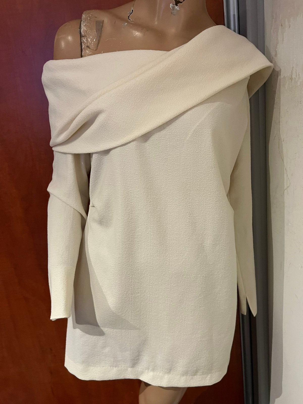 ZARA jurk maat XL ZGAN offwhite, Kleding | Dames, F, Maat 46/48 (XL) of groter, Ophalen of Verzenden, Zo goed als nieuw