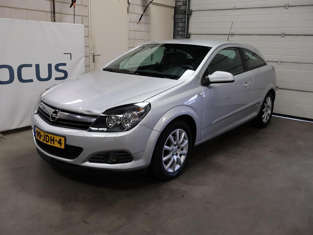 Opel Astra GTC 1.8 Business 3e eigenaar NAP Cruise Trekhaak, Voorwielaandrijving, Stof, Gebruikt, Zwart