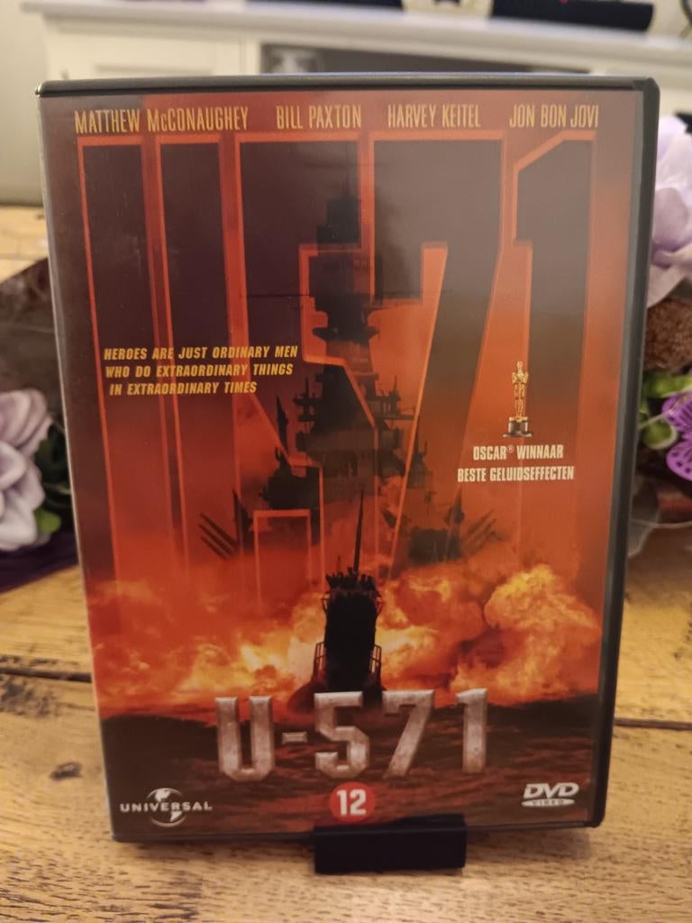 U-571 DVD, Cd's en Dvd's, Vanaf 12 jaar, Ophalen of Verzenden, Zo goed als nieuw