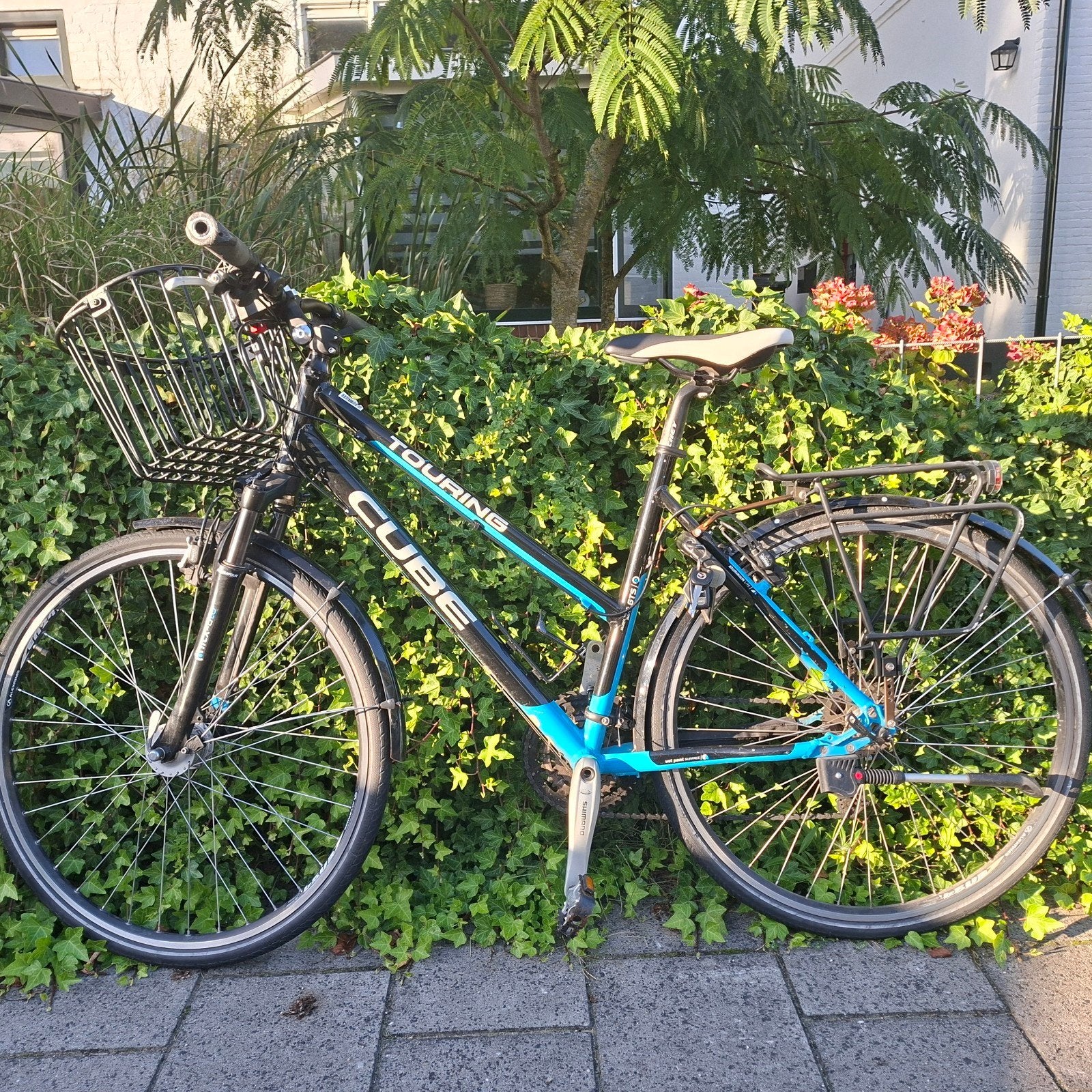 Cube Touring Damesfiets - Shimano Deore - 28 inch, 28 inch, Gebruikt, Vering, Velgrem
