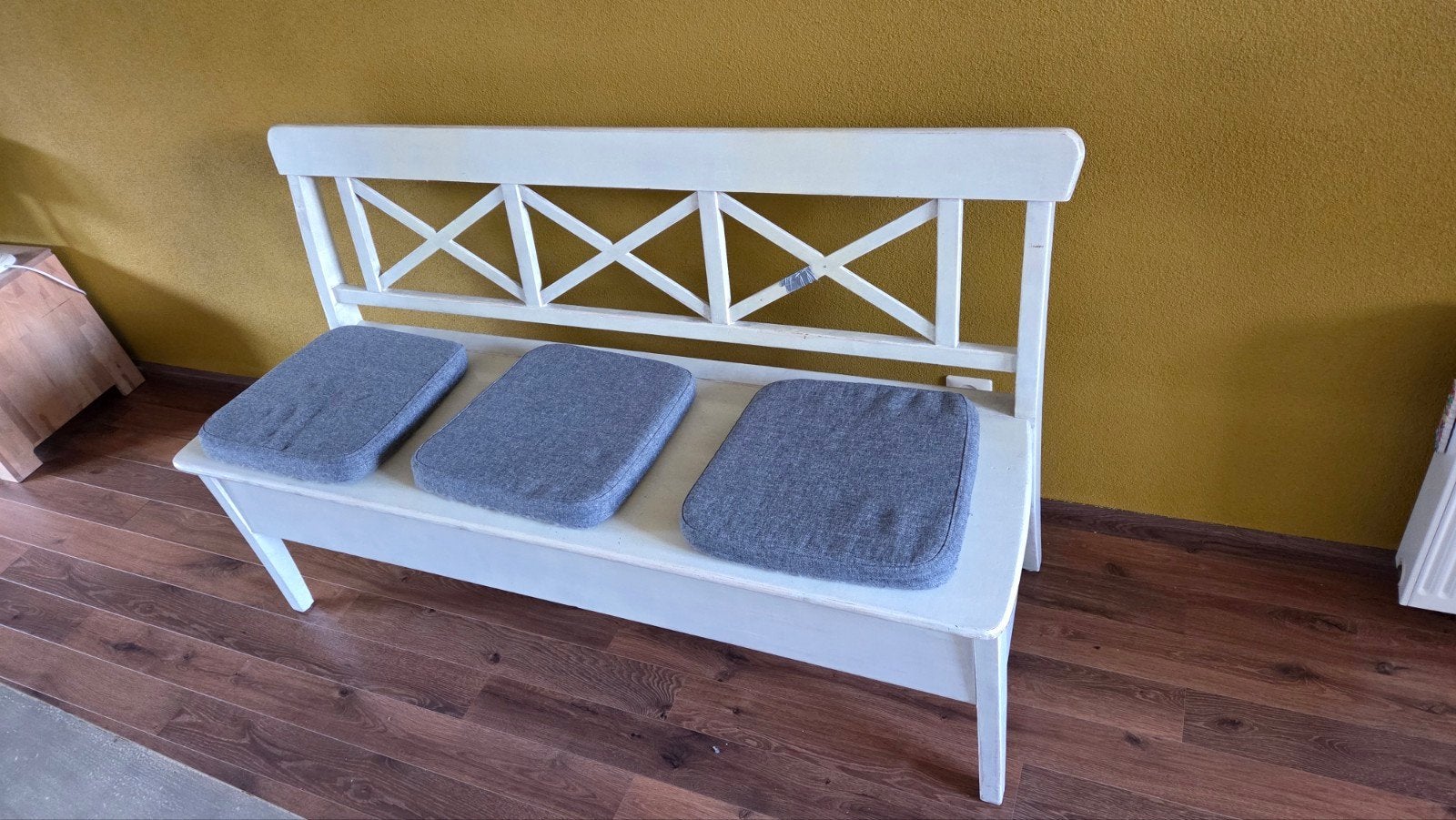 IKEA Forsby bank met opbergruimte, Huis en Inrichting, Ophalen, Hout, Gebruikt, Minder dan 75 cm
