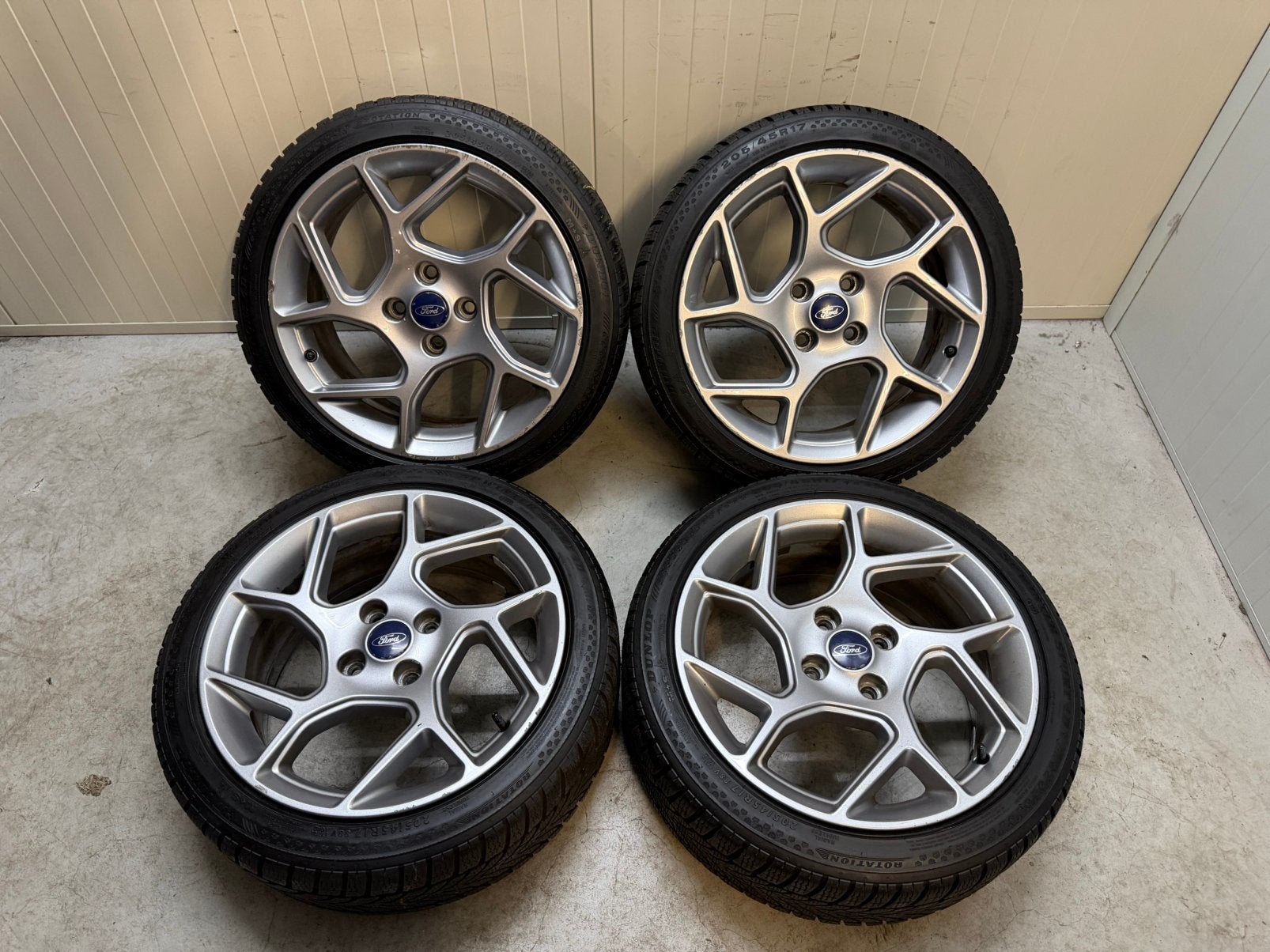 Ford Fiesta MK8 ST St-line 17 inch 4x108 winter TPMS, Auto-onderdelen, Ophalen, Gebruikt, Ford, Banden en Velgen