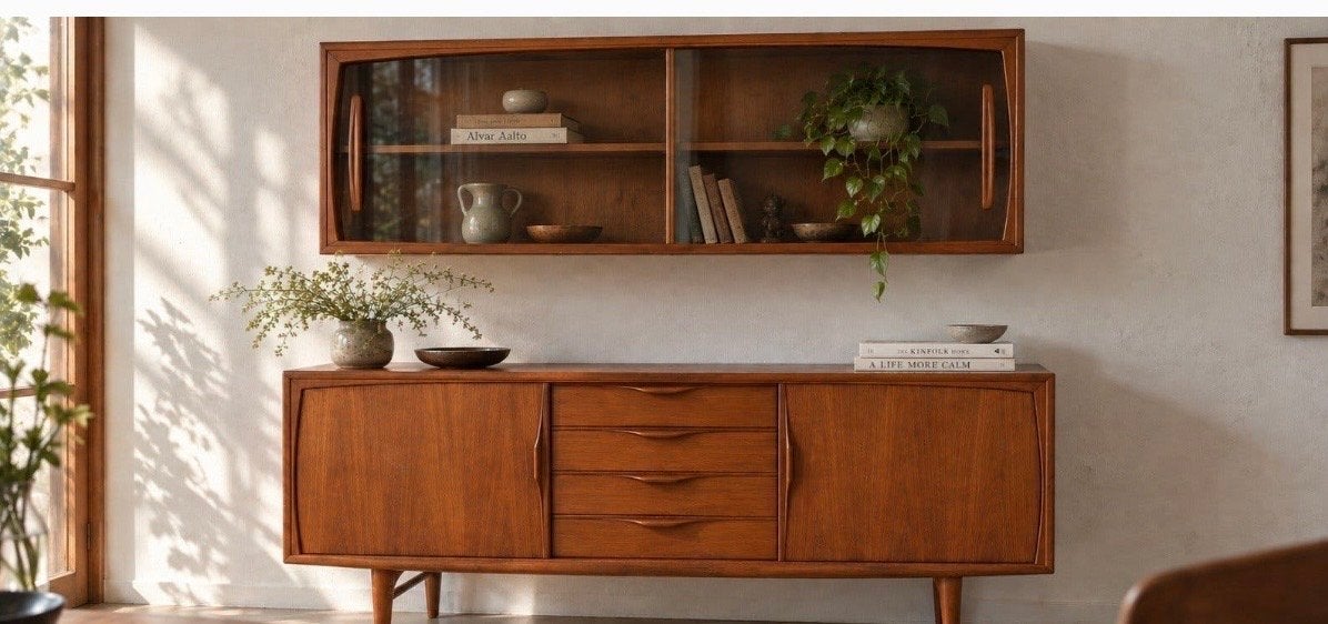 Vintage - teak dressoir -mid century, Ophalen