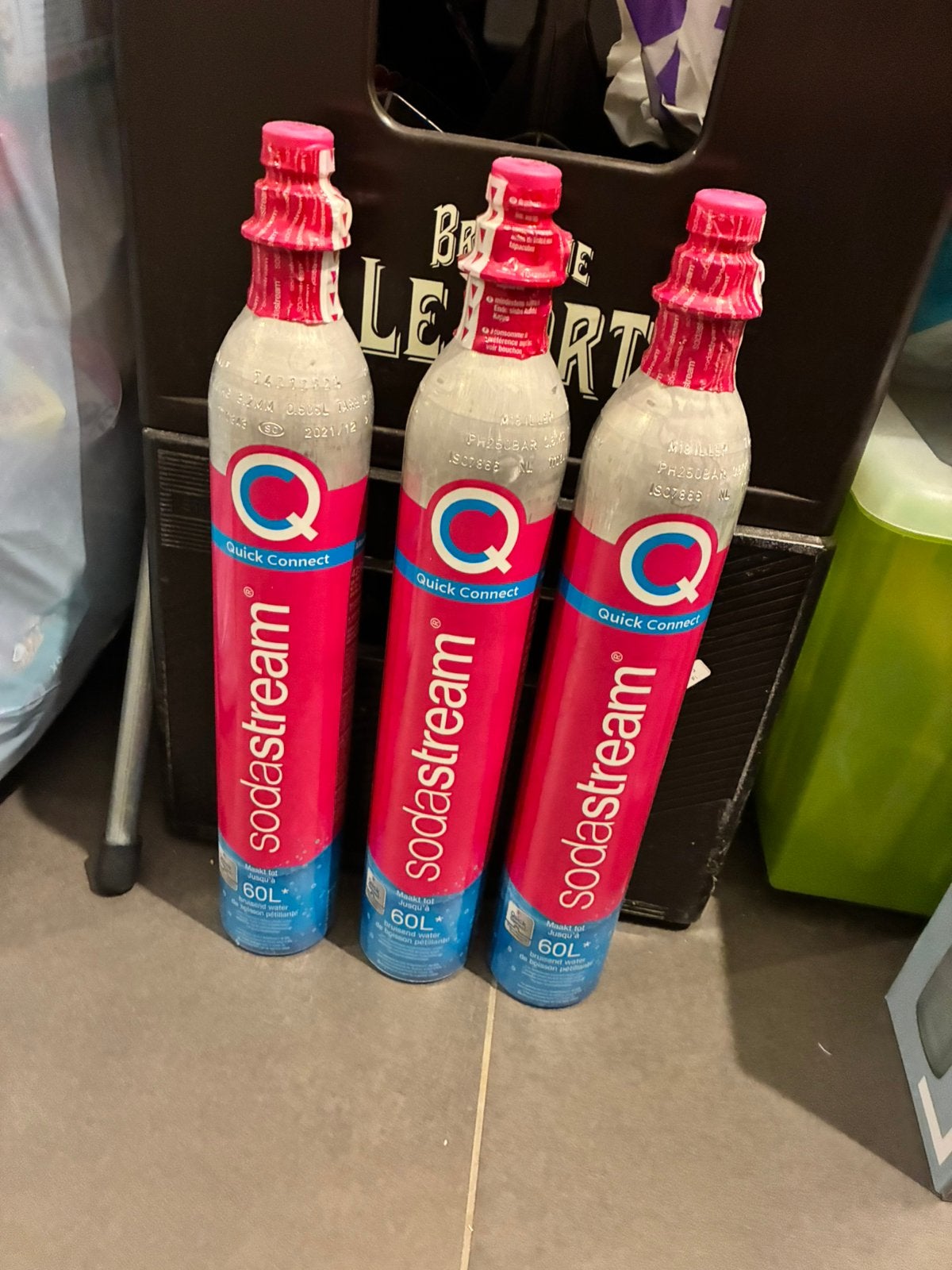 Sodastream 3 nieuwe cylinders, Ophalen, Nieuw