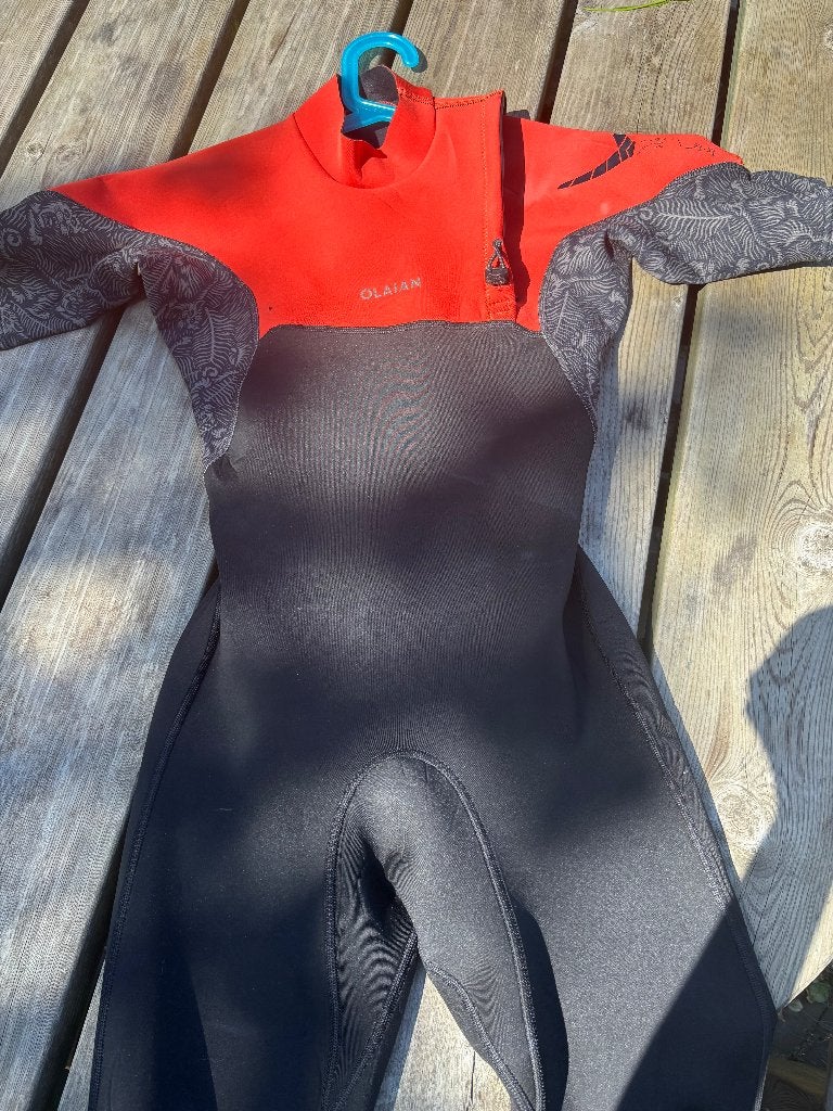Olaian wetsuit kort 14/15 jaar maat S, Ophalen, Wetsuit, Gebruikt, Kind