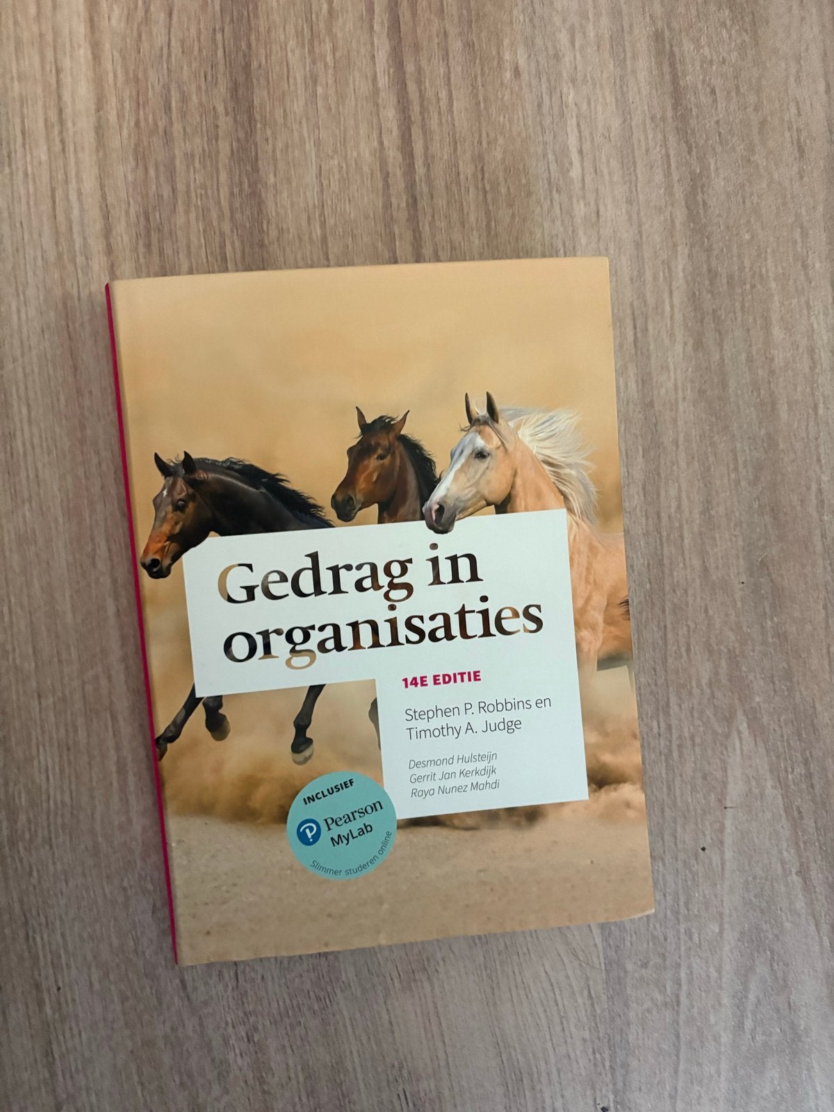 Gedrag in organisaties - 14e editie (incl. Pearson MyLab), Ophalen of Verzenden, Gamma, Zo goed als nieuw, HBO