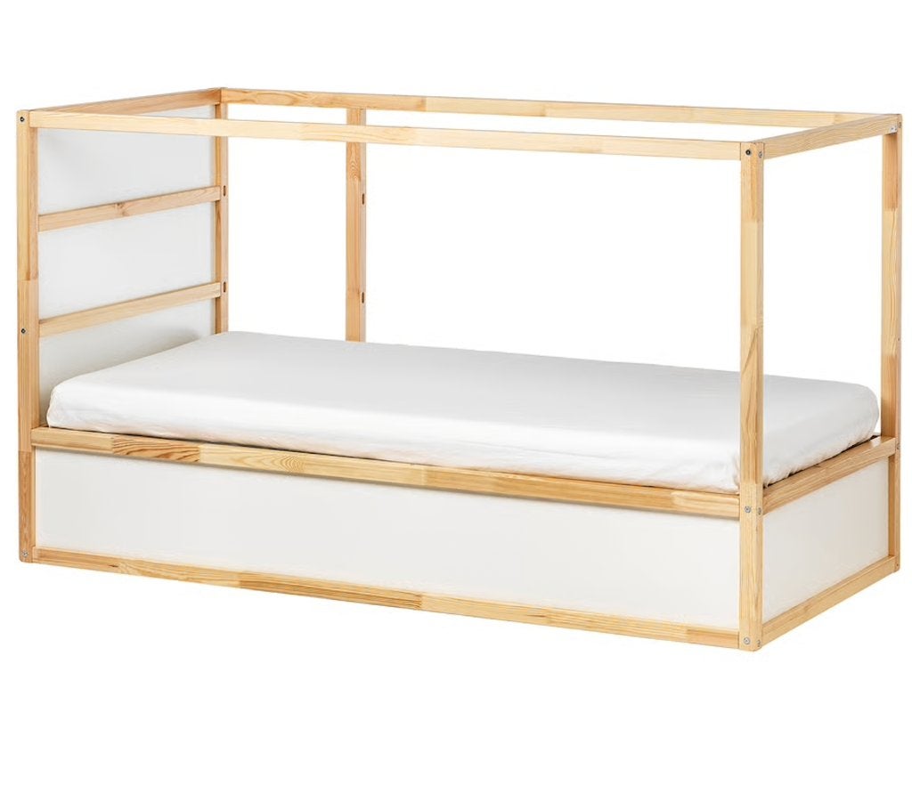 2x Halfhoogslaper Kura Ikea grenen, Ophalen, Gebruikt, 90 cm, Eenpersoons