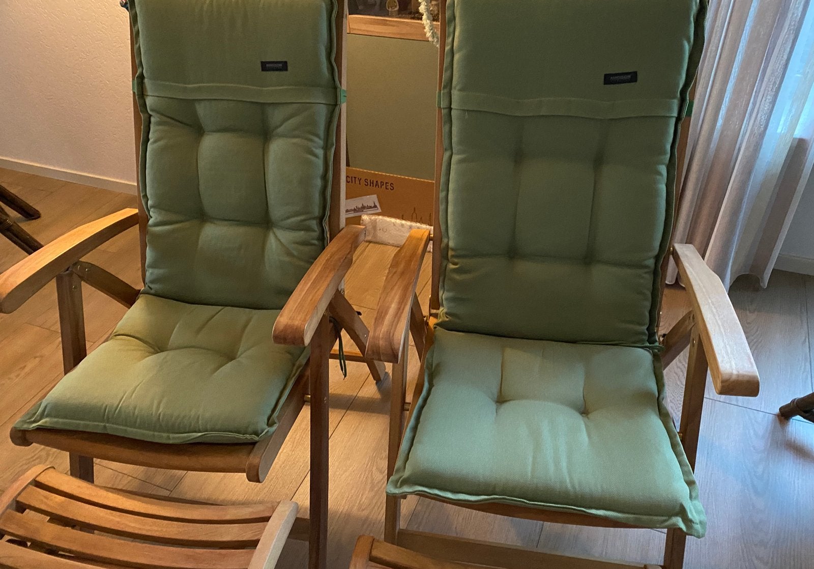 2x Sunyard Oxford standenstoel + voetensteun, teak, Tuin en Terras, Ophalen, Nieuw, Teakhout, Inklapbaar