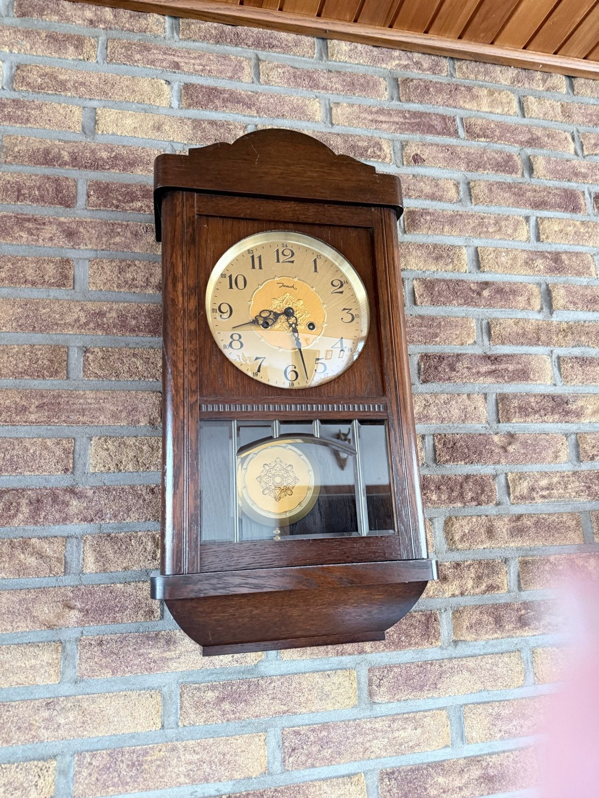 Antieke Wandklok - Klassiek Houten Design, Ophalen