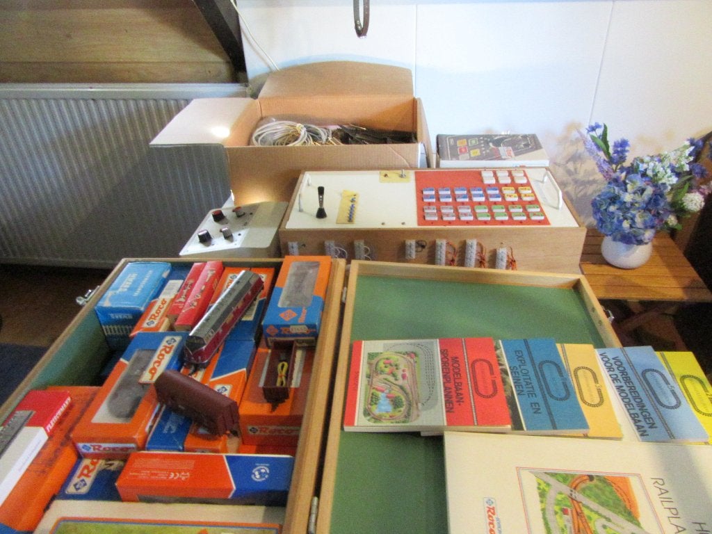 Roco Spoorweg Opstelling met Treintjes en Accessoires, Ophalen, Gebruikt, Trein, Schaalmodel